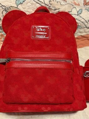 Loungefly Red Mickey Ear Mini Backpack